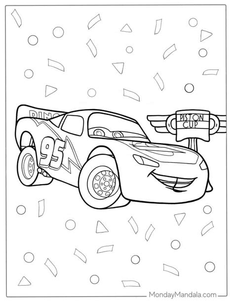Mcqueen Coloring Book Pages