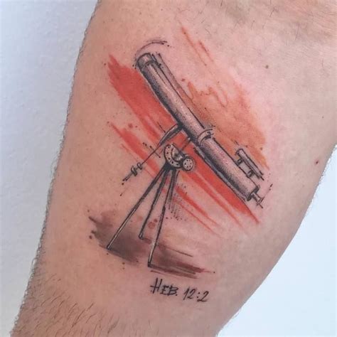 14 Fascinating Telescope Tattoo Designs For Explorers Tattoos Tattoo