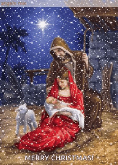 Beautiful Night Nativity Of Jesus Christ 