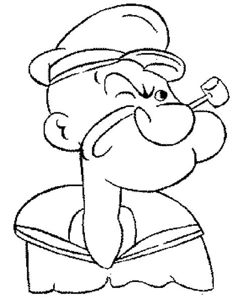 Desenhos Do Marinheiro Popeye Para Imprimir E Colorir