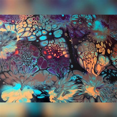 Acrylic art | Acrylic pouring art, Acrylic pouring, Painting