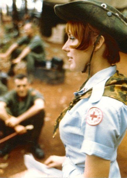 Us Army Nurse Janet Small Woods In Vietnam Circa 1969 Oldschoolcool