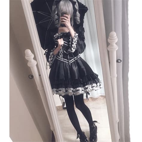 New Clothing Anime The Idolmster Kanzaki Ranko Cos Gothic Cosplay