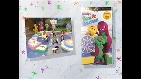 Barney Barneys Fun And Games 1996 Vhs Rip Youtube