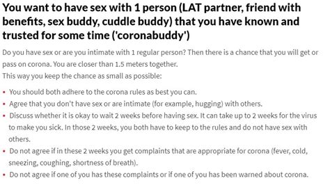 Netherlands Advises Single People To Get A Sex Buddy For Themselves During Lockdown