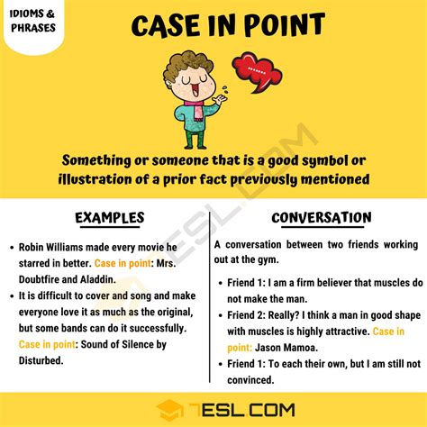 Case in point meaning in english, case in point definitions, synonyms. "Case In Point" Meaning With Useful Examples In English ...