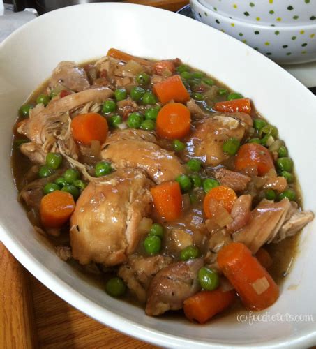 Step 3 set the slow cooker to high for 1 hour, then turn down to low for about 8 to 10 hours, or until the chicken is no longer pink and the juices run clear. Slow Cooker Stout Chicken Stew #SundaySupper