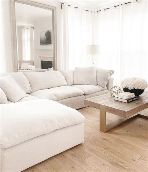 Cozy White Couch Living Room Goimages Board