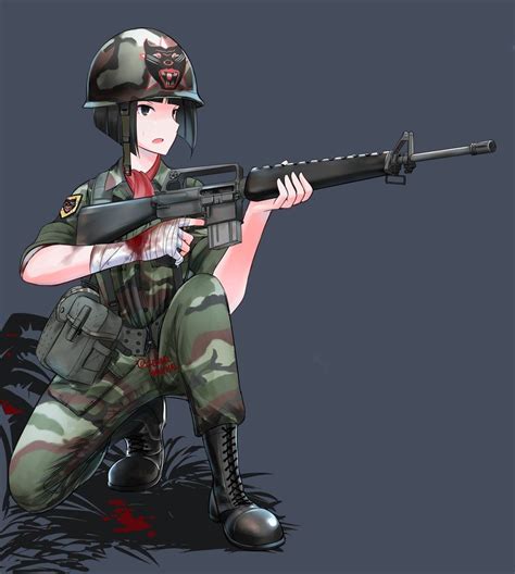 South Vietnam Arvn Ranger By Hakumai1234 Anime Military Vietnam Art