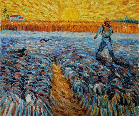 Sower With Setting Sun By Vincent Van Gogh For Sale Jacky Gallery