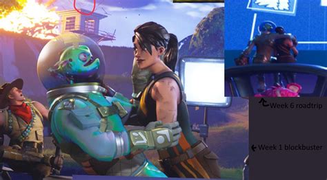 There Is A Reference To The Week 1 Blockbuster Loading Screen In The Week 6 Roadtrip Loading