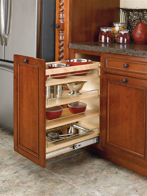 There was a time when every home was constructed with a large pantry off the kitchen. Pull-Out Base Organizer with Adjustable Shelves - for 9 ...