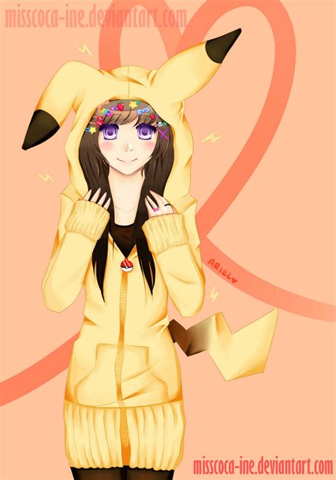 Pikachu Girl By Soobvioustome On Newgrounds