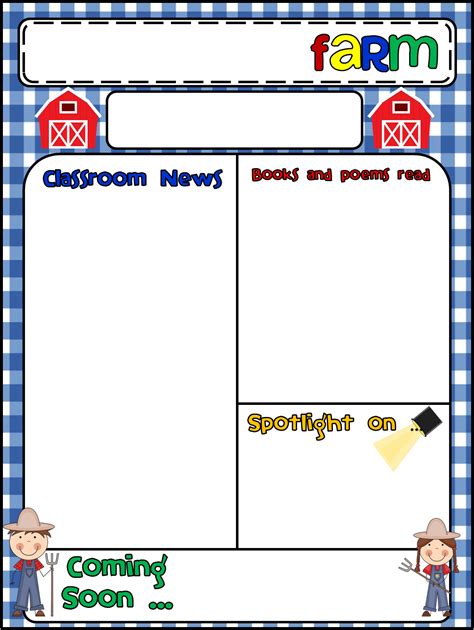 Maybe you would like to learn more about one of these? Farm-themed Class Newsletter: EDITABLE | Farm classroom ...
