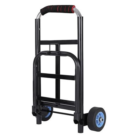 Folding Hand Truck And Dolly Portable 2 Wheels Luggage Trolley Cart