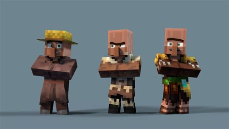 Minecraft Rig Tutorial Changing 114 Villager And Character Skins With