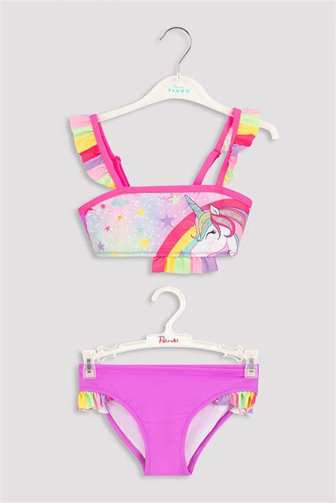 Penti Kız Çocuk Star Unicorn Bandeau Bikini Takımı Fiyatı Yorumları