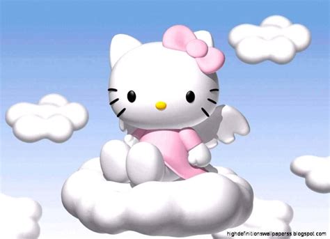 Hello Kitty Angel Hd High Definitions Wallpapers