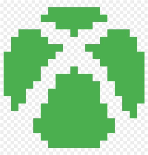 Pixel Art Minecraft Xbox Logo
