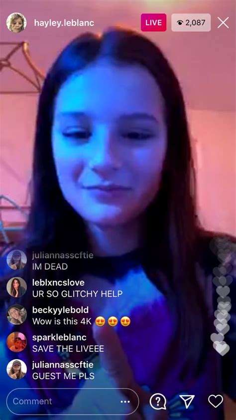 Hayley Leblanc Instagram Live Hayley Leblanc Instagram Live Hayley