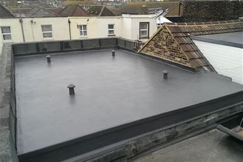 Rubber Roof For Flat Roof Builders Villa