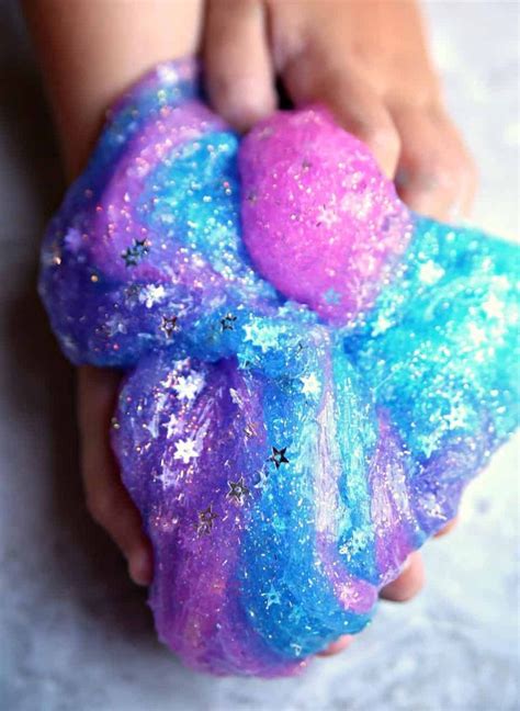 Galaxy Slime Tutorial Fun Activity For Kids Happy Go Lucky Making