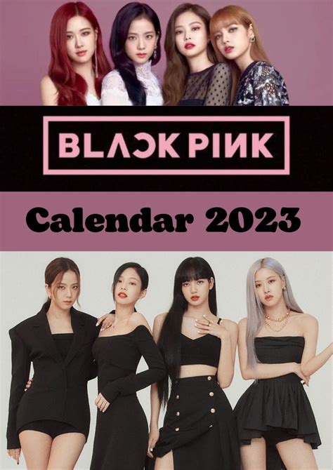 Blackpink Calendar 2023 Korean Music Kpop Idolarmy Etsy Hong Kong