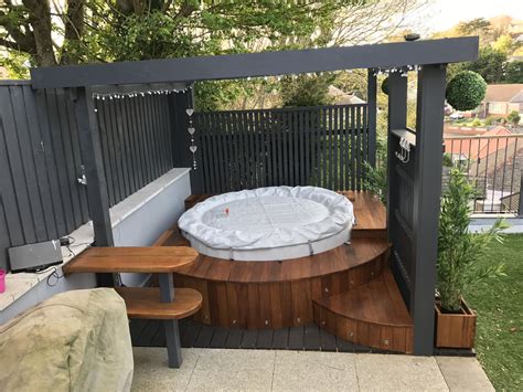 Spas and hot tubs by themselves are wonderful, but when they are just plopped onto the back. Pin on Outside