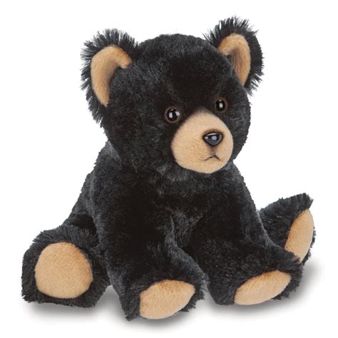 Bearington Lil Huck Small Plush Stuffed Animal Black Bear 7 Inches
