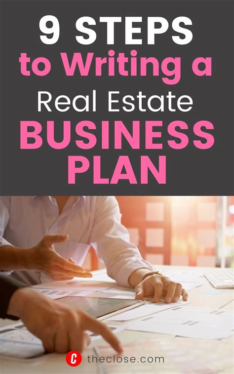 9 Steps To Writing A Real Estate Business Plan Templates Real