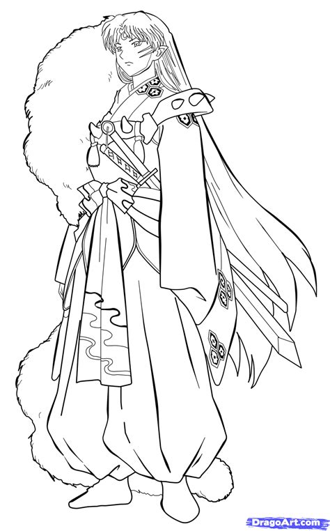 Anime Inuyasha Coloring Pages Coloring Pages