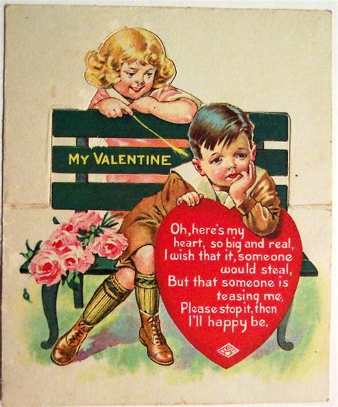 Vintage Valentines Day Card Flickr Photo Sharing