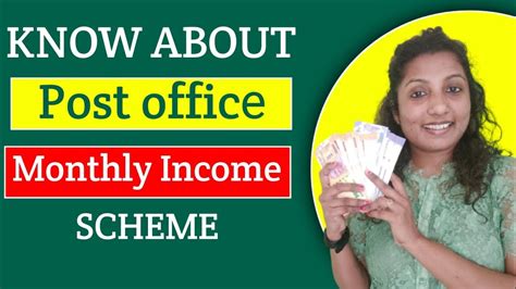 Know About Post Office Monthly Income Scheme Guranteed Returns Pomis Scheme Benefits With Hany