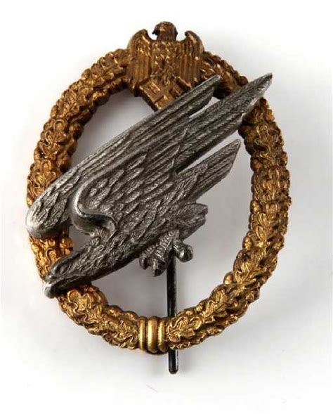 Wwii German Paratrooper Fallschirmjager Badge