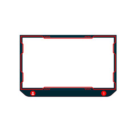 Online Gaming Screen Panel And Border Design For Gamers 22751362 Png