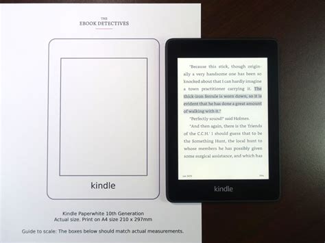 How Big Is The Screen On A Kindle Paperwhite With Printable Models The Ebook Detectives