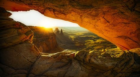 Wallpaper Cave Sunlight Scenic Rocks Canyon Wallpapermaiden
