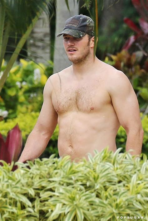Chris Pratt Shirtless In Hawaii Pictures June 2018 Popsugar Celebrity Uk