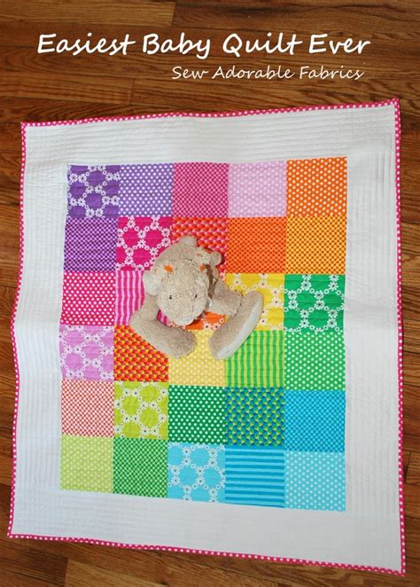 Easiest Baby Quilt Ever
