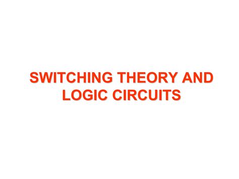 Solution Switching Theory And Logic Circuits Studypool