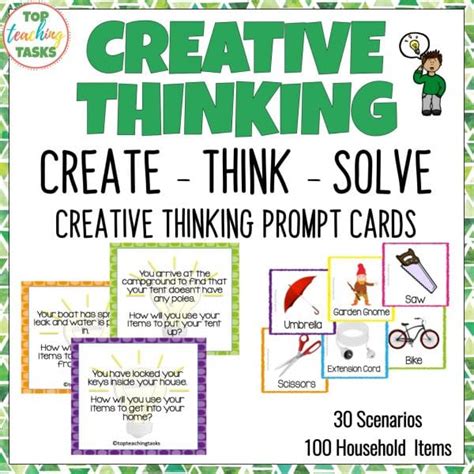 Creative Thinking Activities And Problem Solving Cards Top Teaching Tasks