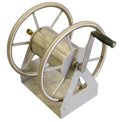 Liberty Garden Products Steel 5 Ft Wall Mount Hose Reel At