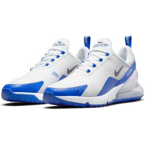 Nike Air Max 270g Golf Shoes Whiteblackracer Bluepure Platinum