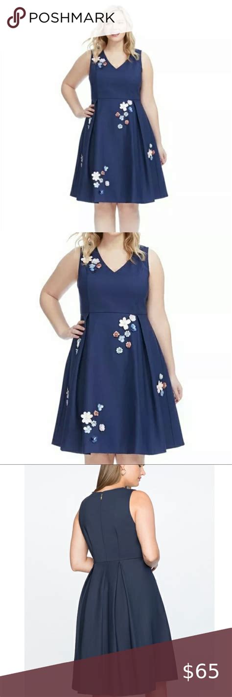We love this idea so much and draper james's adorable day dresses are perfect for teachers to. Draper James ELOQUII Floral Embellished Fit&Flare in 2020 ...