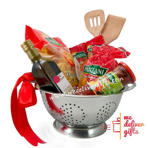 The wine & pasta gift basket supplies all the essentials for a delicious pasta dinner. LITTLE BIT OF ITALY - The Pasta Gift Basket | We deliver ...