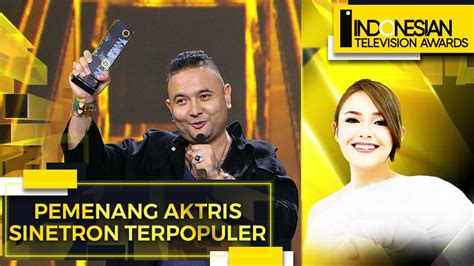 Pemenang Aktris Sinetron Terpopuler Indonesian Television Awards YouTube