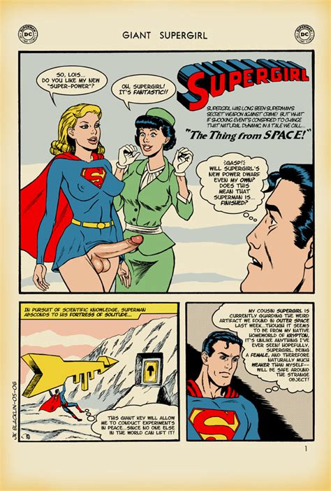 Giant Super Girl The Thing From Space Superman Porn Comics