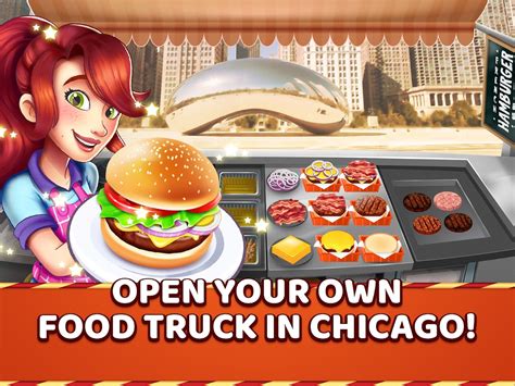 More about our video game truck here! Burger Truck Chicago - Fast Food Cooking Game скачать 1.0 ...