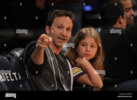 Breckin Meyer Daughter Caitlin Willow High Resolution Stock Photography