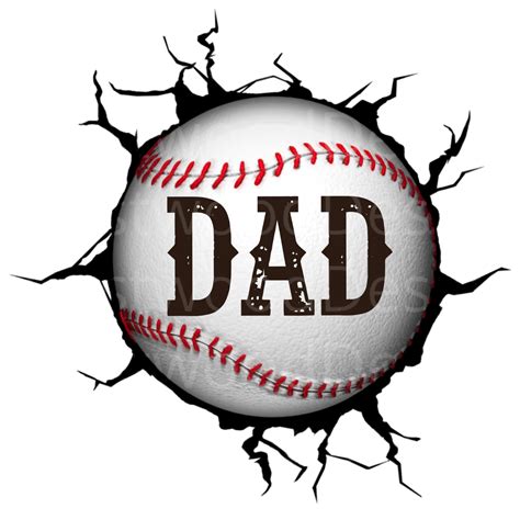 Baseball Dad Sublimation Baseball Dad Digital Download Etsy